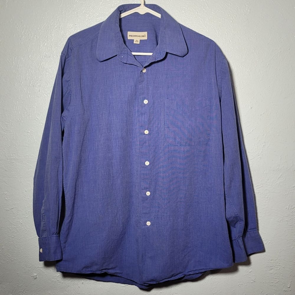 Pronto-Uomo Size 32x33 Long-Sleeve Shirt